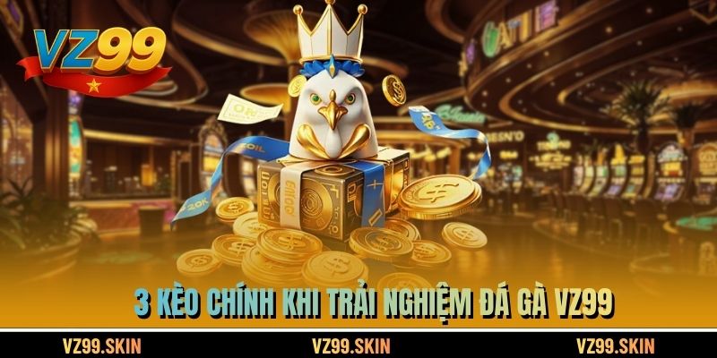 3 kèo chính khi trải nghiệm Đá Gà VZ99